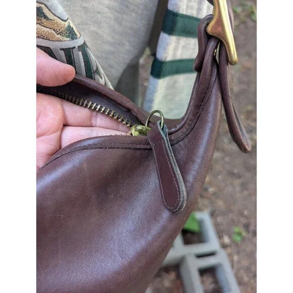 Coach Vintage XL Duffle Feed Sac 9085 in Mahogany Cowhide Leather - EUC - Picture 9 of 15